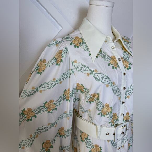 NWT Keepsake The Label Sorelle Vera Long Sleeve Button Down Midi Dress Size 8 - Picture 4 of 15